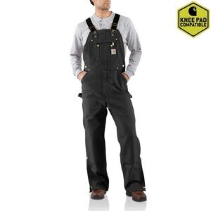 Carhartt Black Bib Overalls